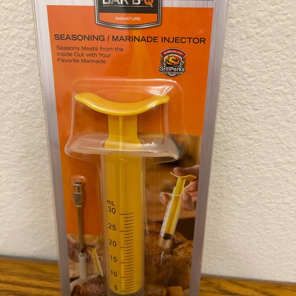 Grill Perks Mr. Bar-B-Q seasoning Marinade Injector NWT - Picture 3 of 3